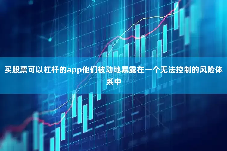 买股票可以杠杆的app他们被动地暴露在一个无法控制的风险体系中